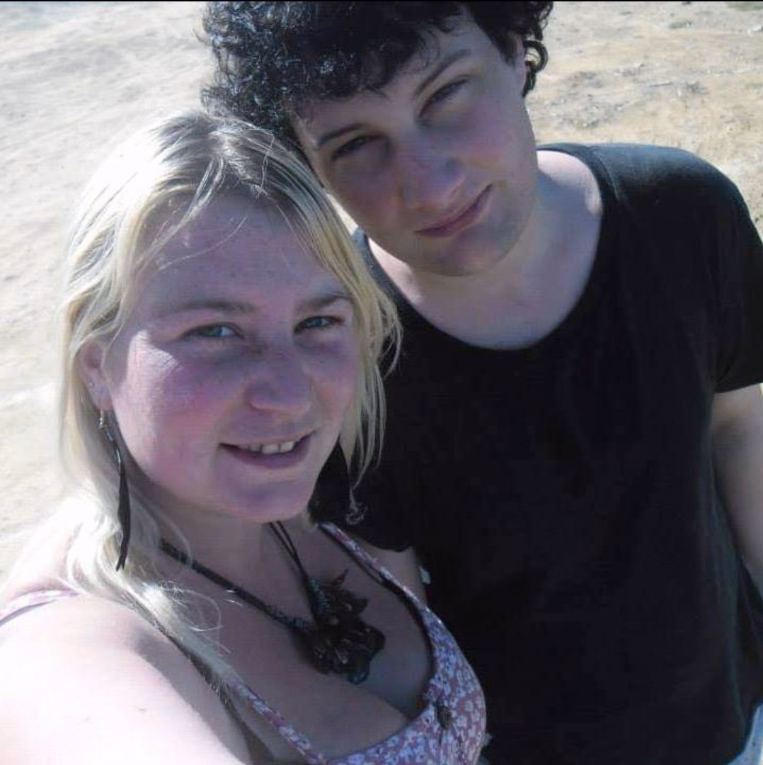 2015 photograph of Jess Boyce and cousin Aaron Goodwin taken at Wairau River